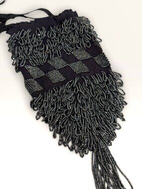 Antique Art Deco Vintage Beaded Flapper Purse Rare Genuine Vintage